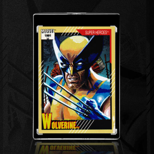 Wolverine Sketch Card Alter by Duke