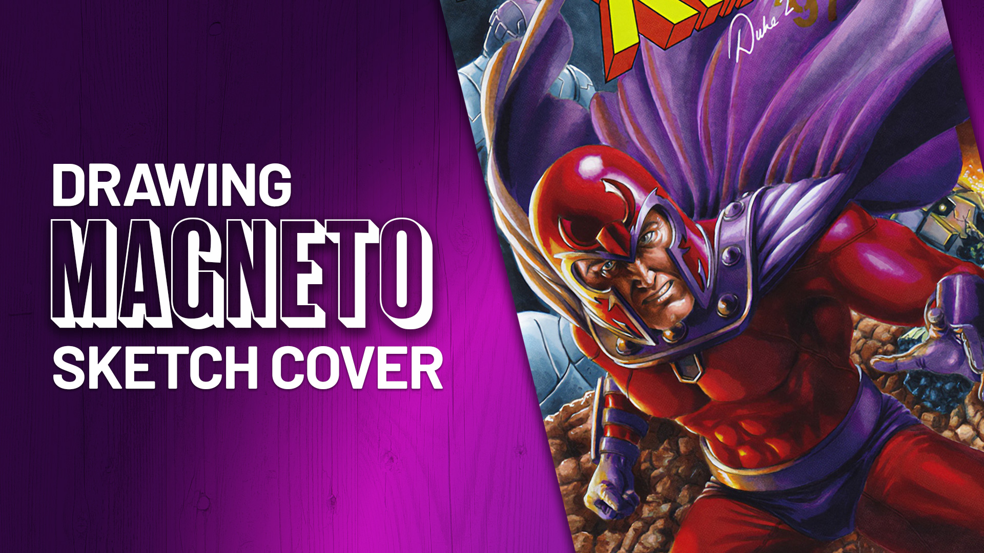 Magneto Sketch Cover by Duke