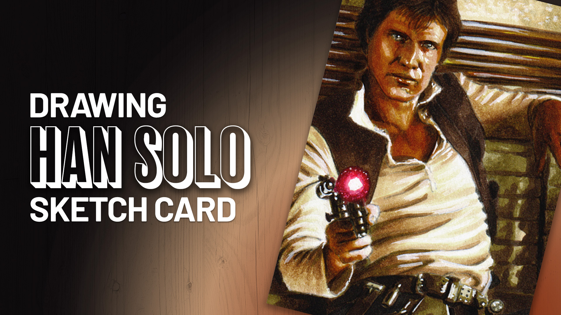 Han Solo Sketch Card by Duke