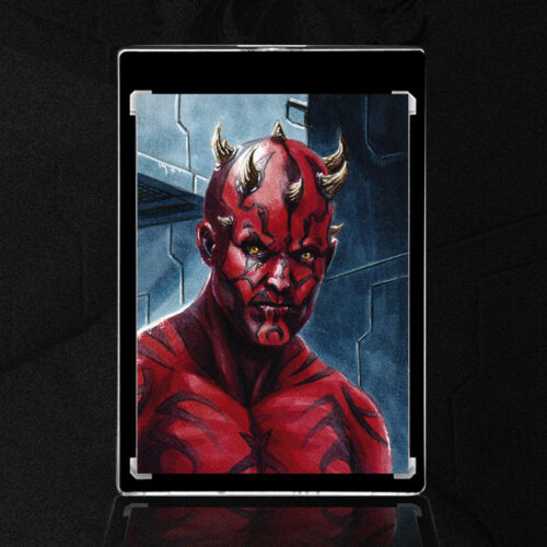 Darth Maul Sketch Card by Duke