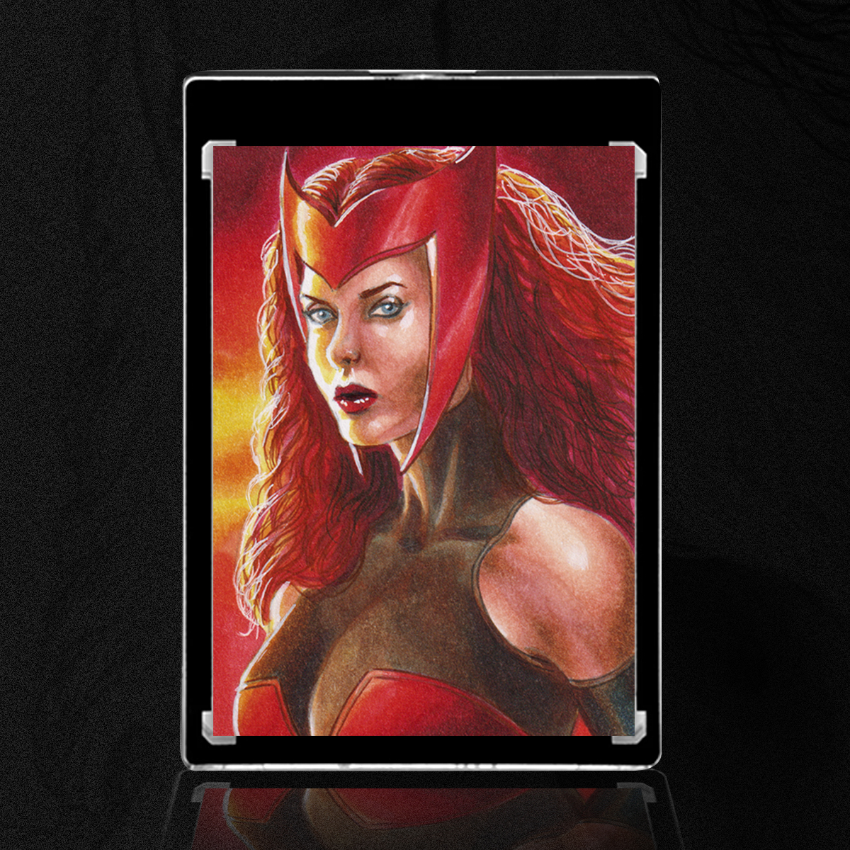 The Scarlet Witch Sketch Card by Duke