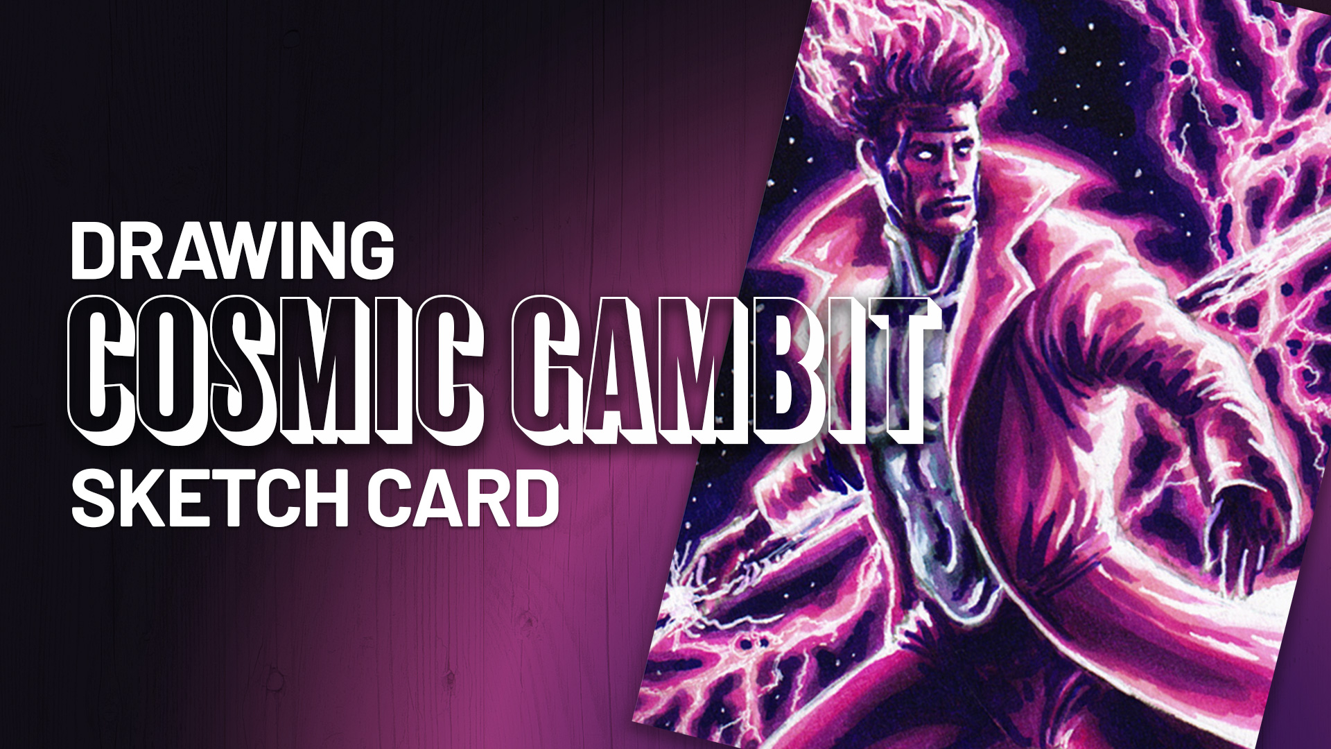 Cosmic Gambit Sketch Card by Duke