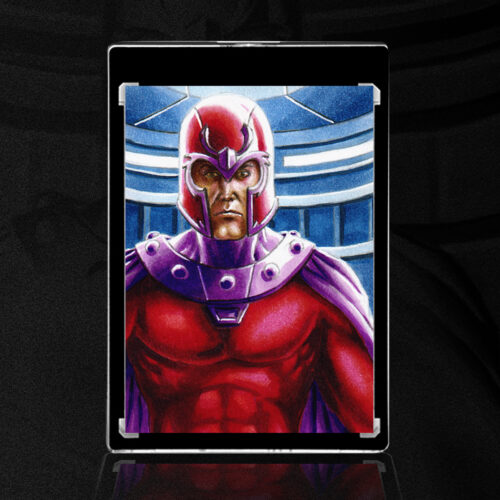 Magneto Sketch Card by Duke