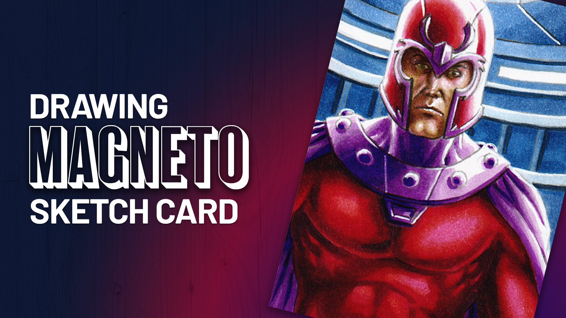 Magneto Sketch Card by Duke