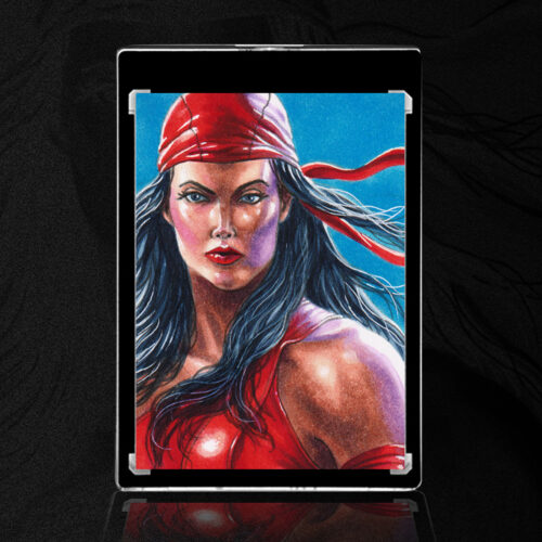 Elektra Sketch Card by Duke