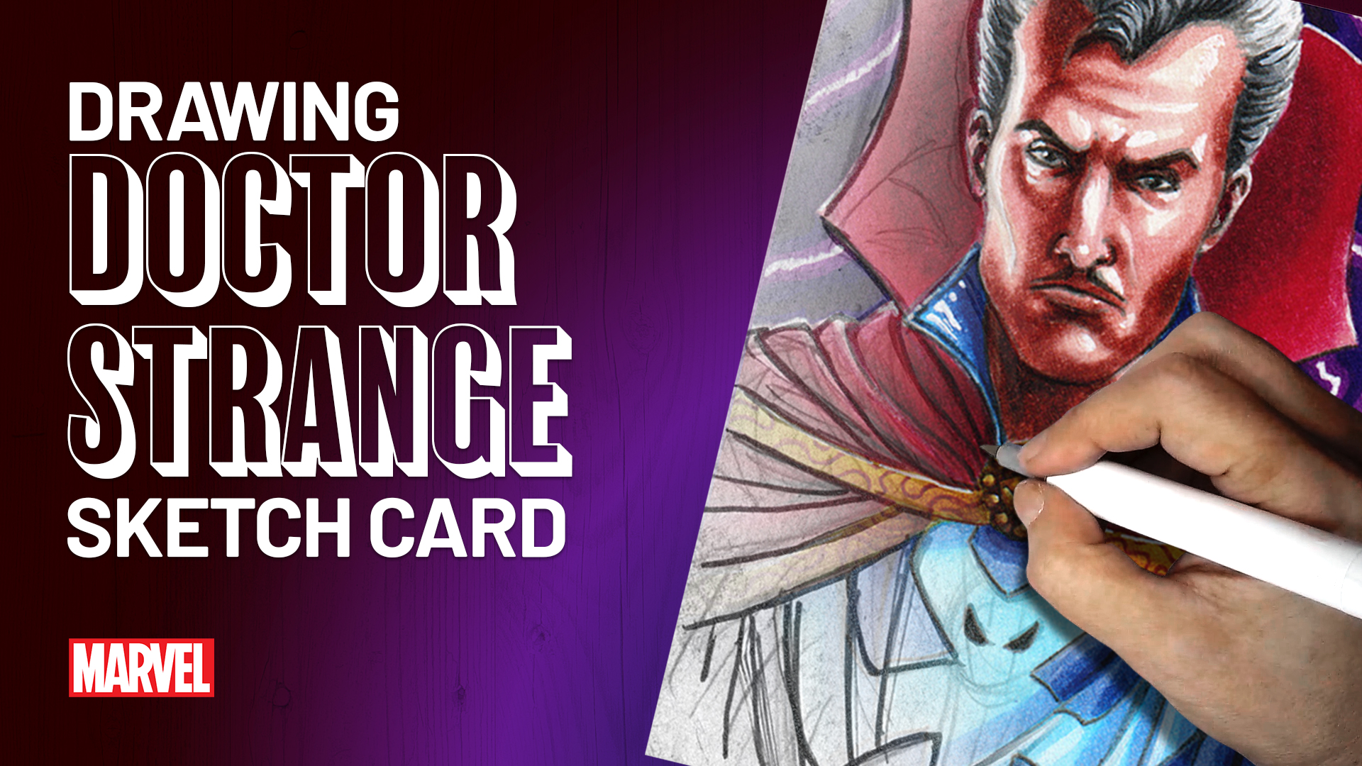 Doctor Strange Sketch Card by Duke