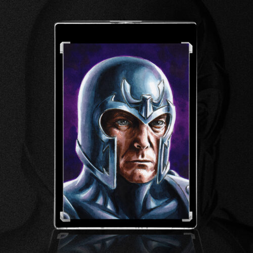 Magneto Sketch Card by Duke