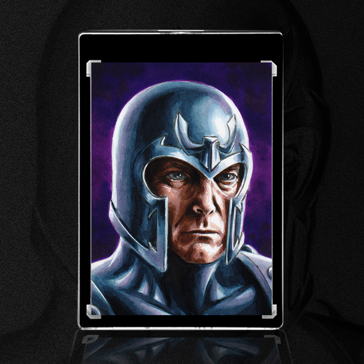 Magneto Sketch Card by Duke