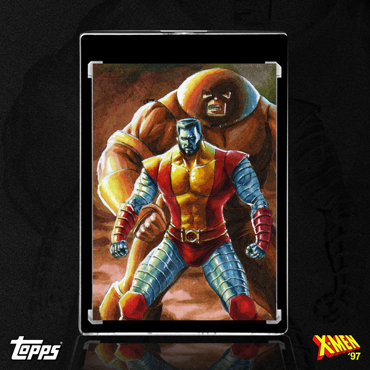 Colossus vs. Juggernaut Sketch Card by Duke