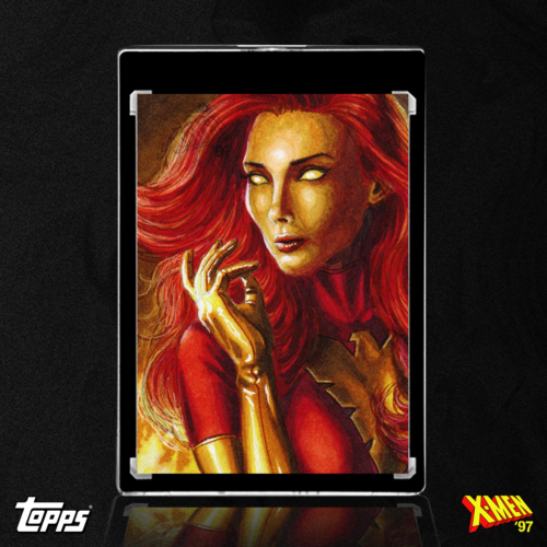 Dark Phoenix sketch card by Duke